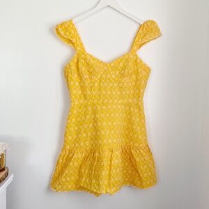 Betsy Johnson Yellow Sun Dress Size XL